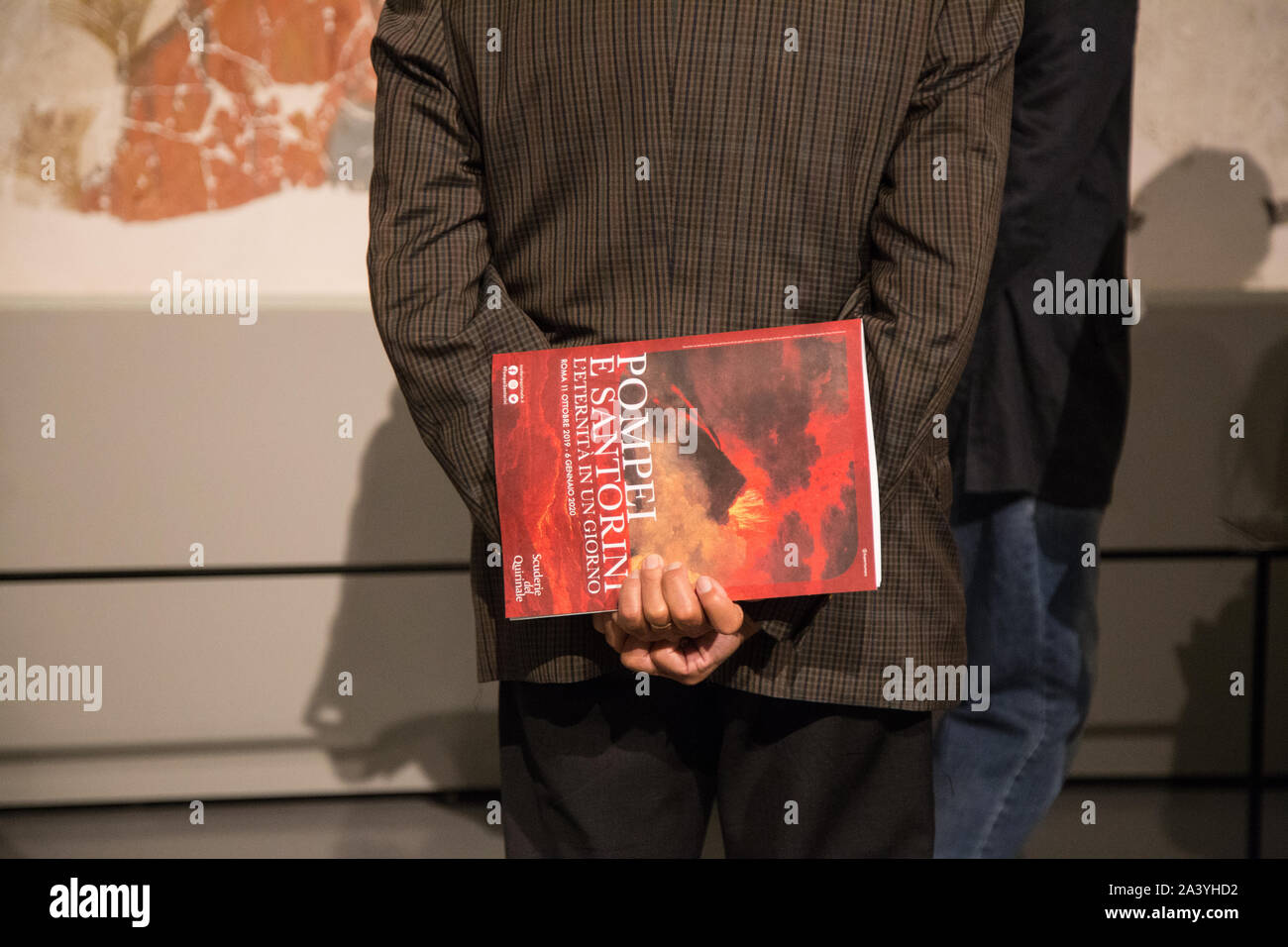 Roma, Italien. 10 Okt, 2019. Ausstellung "Pompeji und Santorini, Ewigkeit in einem Tag" an der Scuderie del Quirinale in Rom (Foto von Matteo Nardone/Pacific Press) Quelle: Pacific Press Agency/Alamy leben Nachrichten Stockfoto