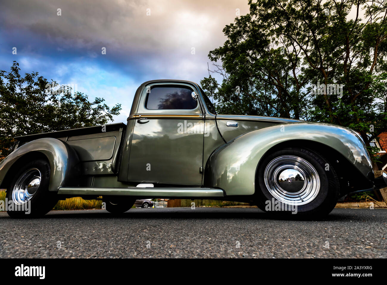 American custom Ford 1941 halbe Tonne Pickup truck Restauriert, Stokesley, Großbritannien Stockfoto