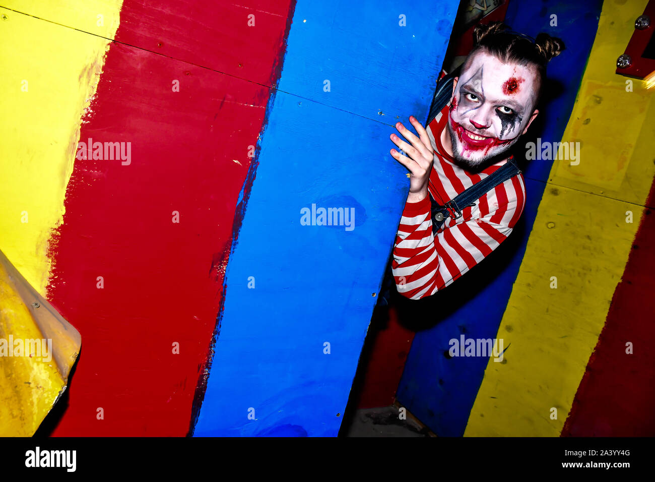 London, Großbritannien. 10 Okt, 2019. Prominente und VIP-Gäste besucht die Vorschau PhoboPhobia Live Halloween Show am 10. Oktober 2019, in der London Bridge Erfahrung & London Gräber Bild Capital/Alamy leben Nachrichten Stockfoto