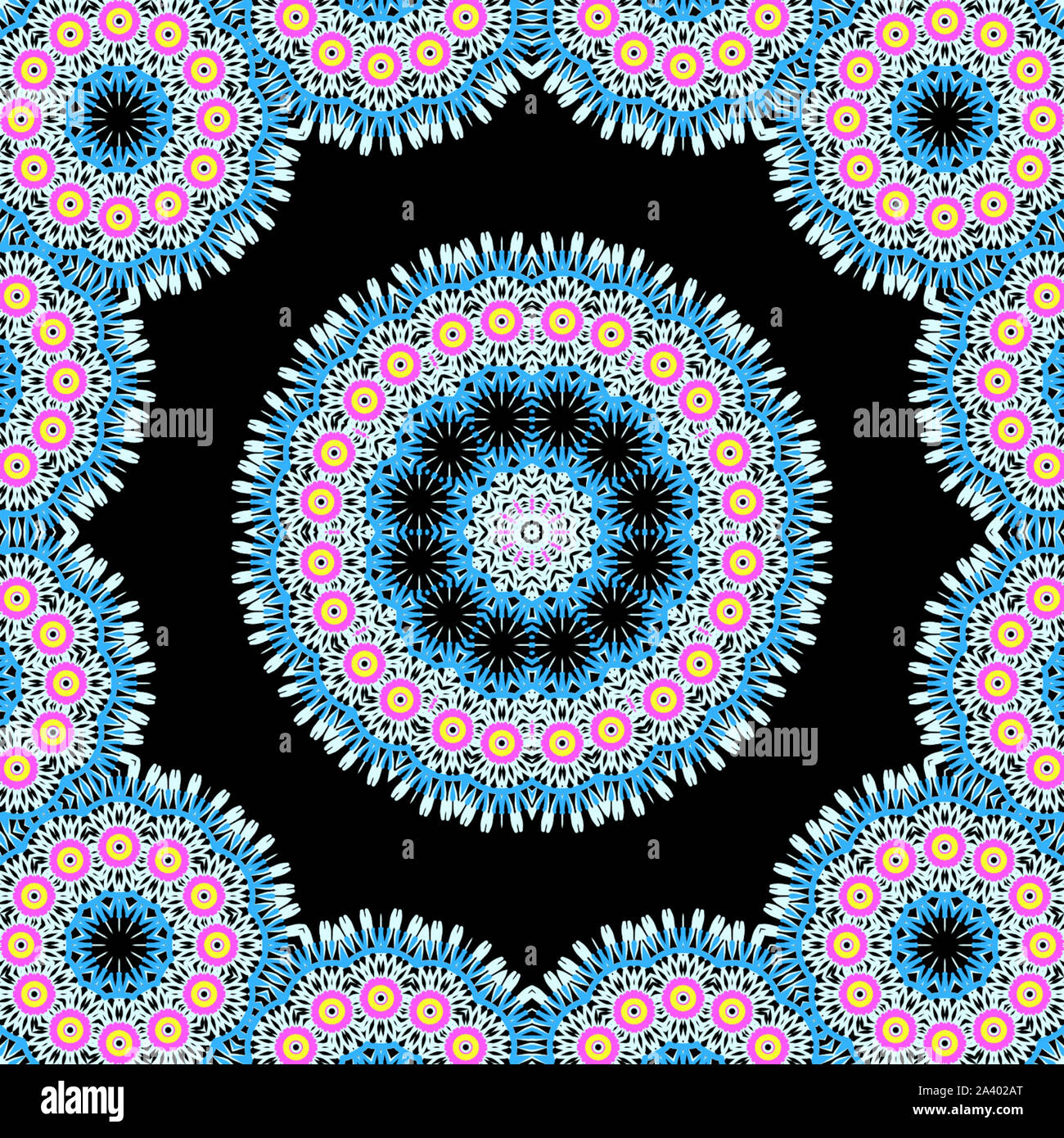 Schöne Mehrfarbige Muster für Textile Hintergrund oder Wallpaper Stockfoto