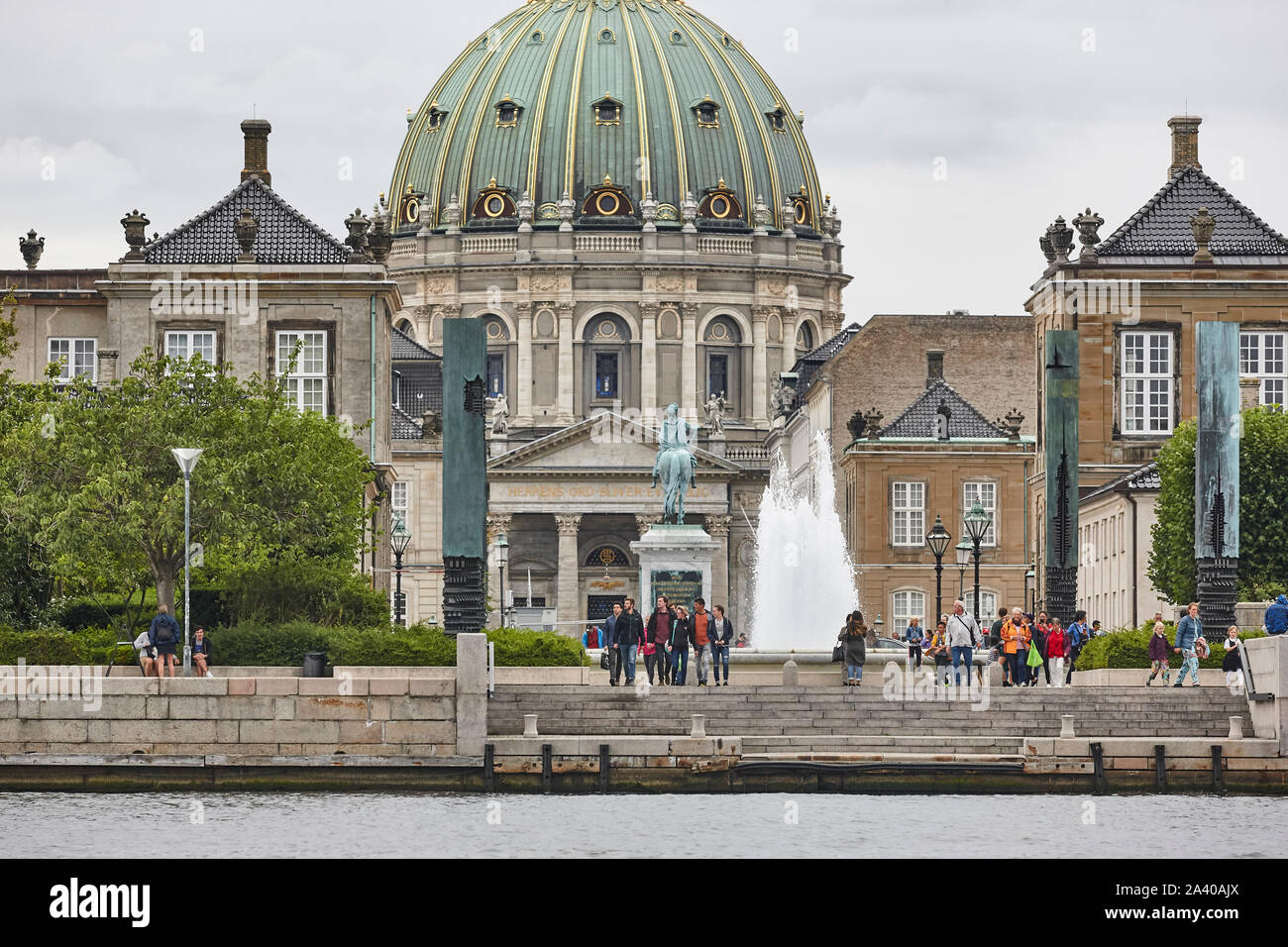 Marmokirken Dom in Kopenhagen Stadtzentrum. Dänemark berühmten Heritage Stockfoto