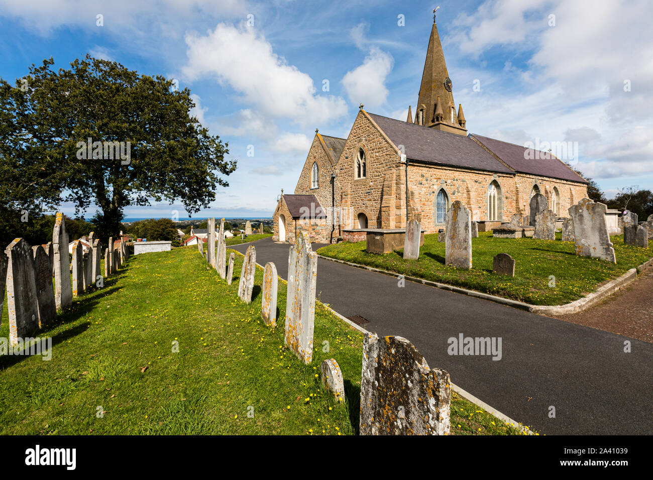 Castel Kirche in Guernsey Stockfoto