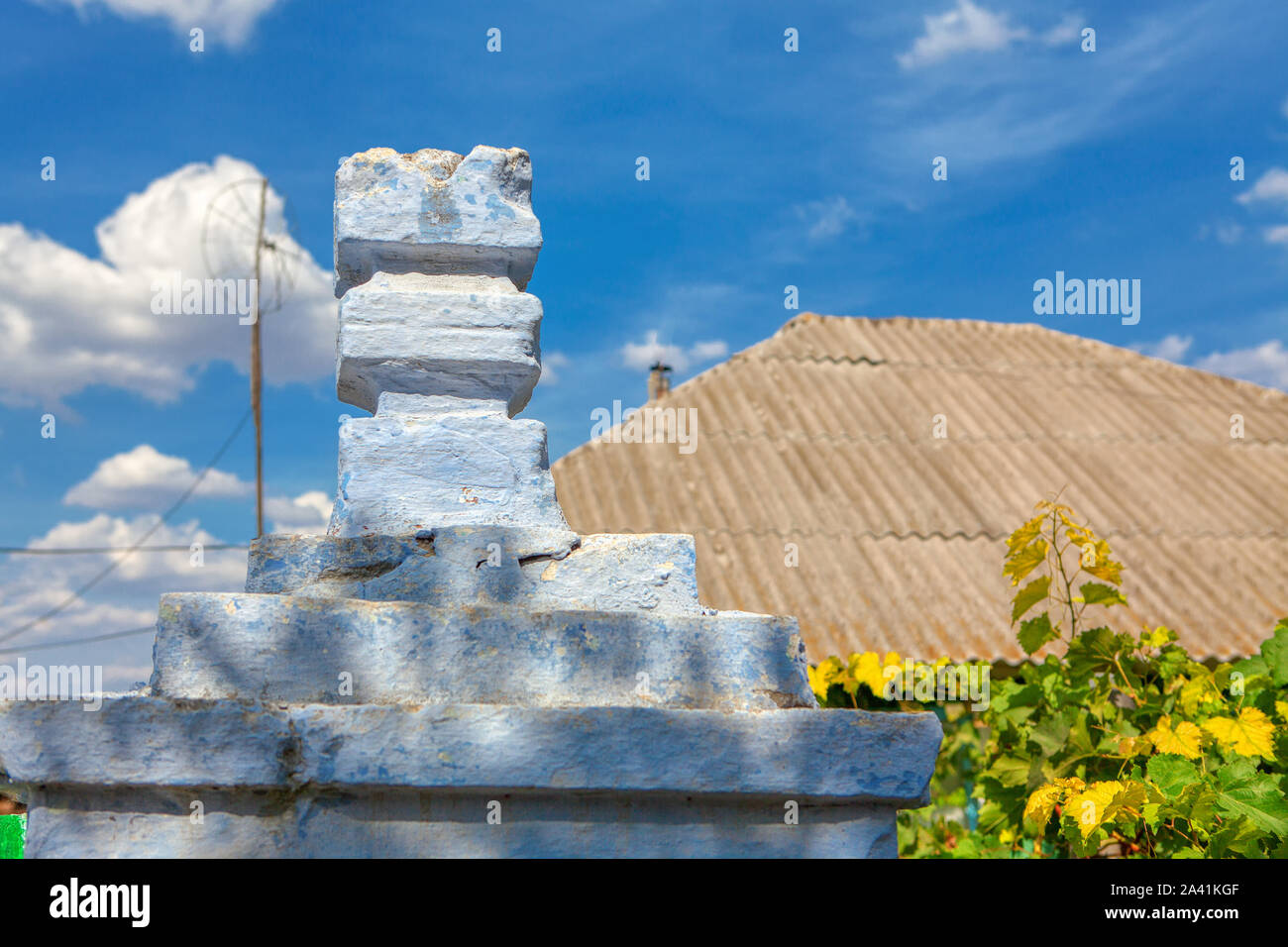 Architektur dekorative Elemente im rustikalen Bereich Stockfoto