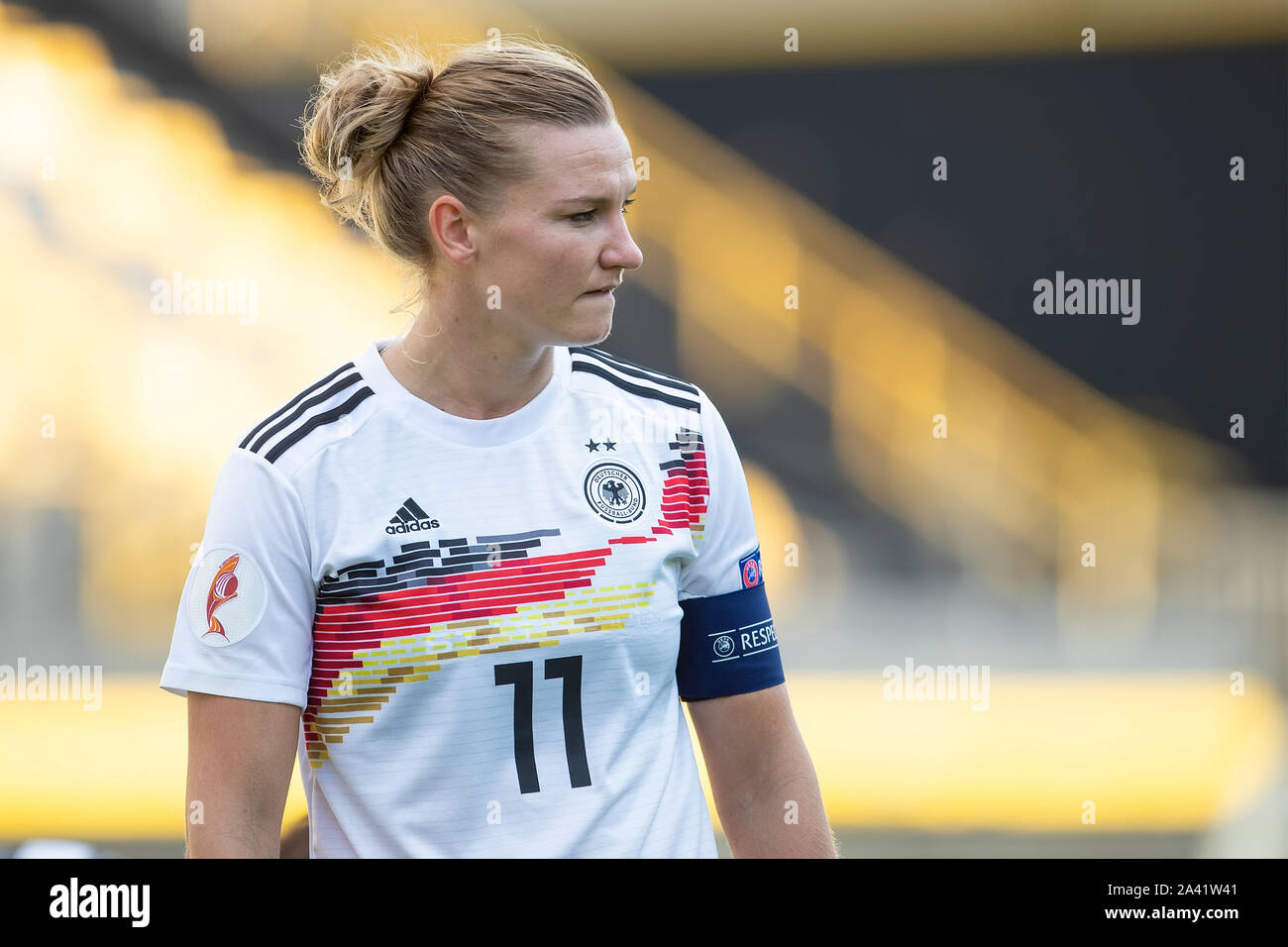 Thessaloniki, Griechenland, Oktober 08, 2019: Alexandra Popp aus Deutschland in Aktion während der UEFA Frauen-EM 2021 qualifier Match zwischen Stockfoto