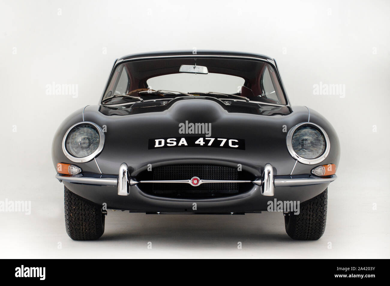 1965 Jaguar E-Type 4.2 Fixed Head Coupé. Stockfoto