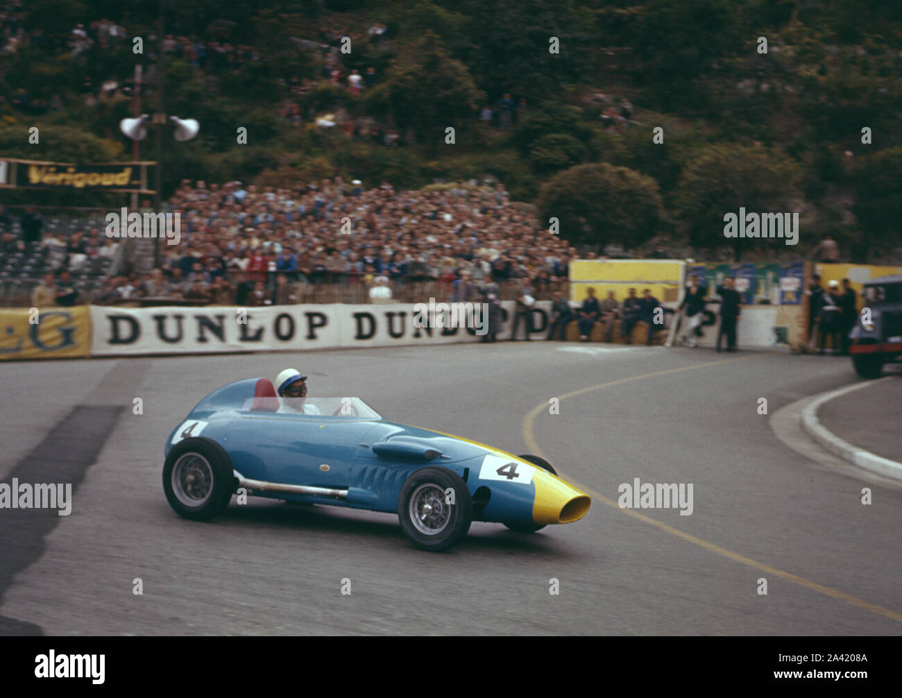 Porsche Special, Maria Teresa de Filippis 1959 beim Grand Prix von Monaco. Stockfoto