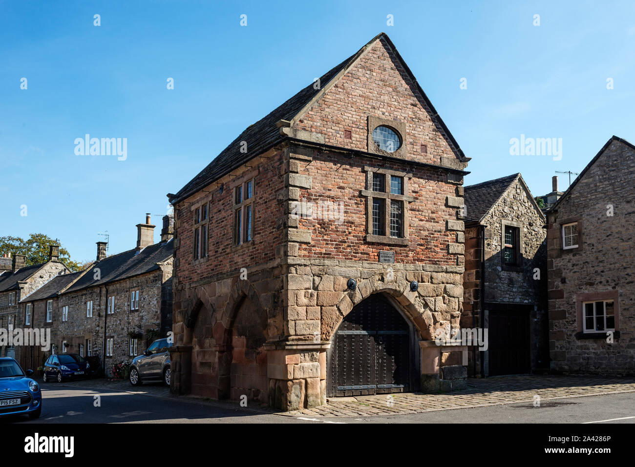 Winster Market House, 16. Jahrhundert, Winster, Derbyshire, Stockfoto