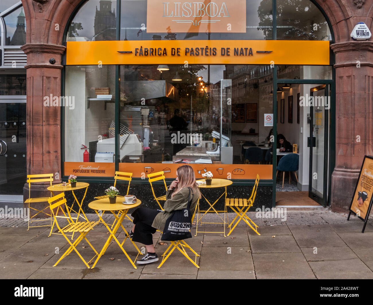 Lisboa Patisserie, St Paul's Parade, Sheffield Stockfoto