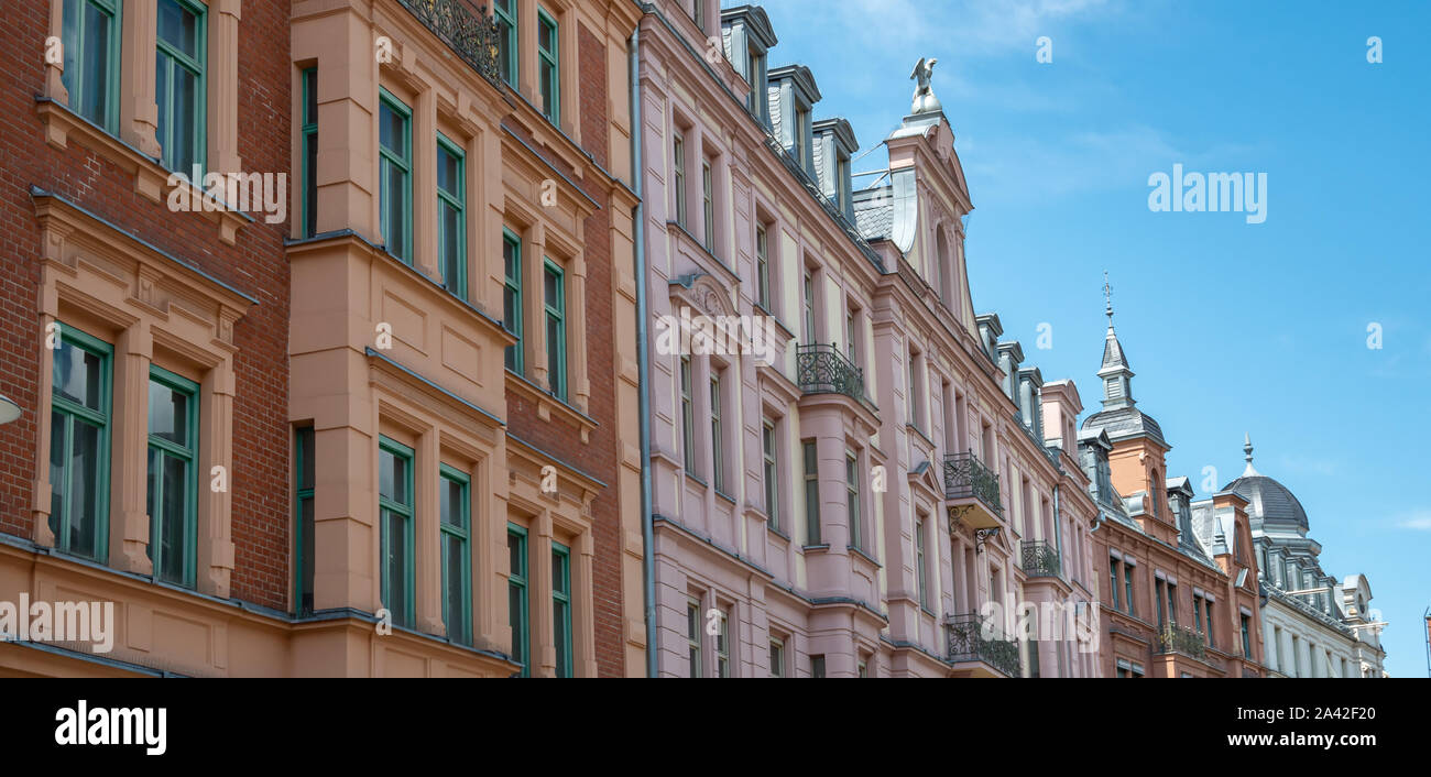 Alten architektonischen Stil Fassade Gebäude Haus in Deutschland Stockfoto