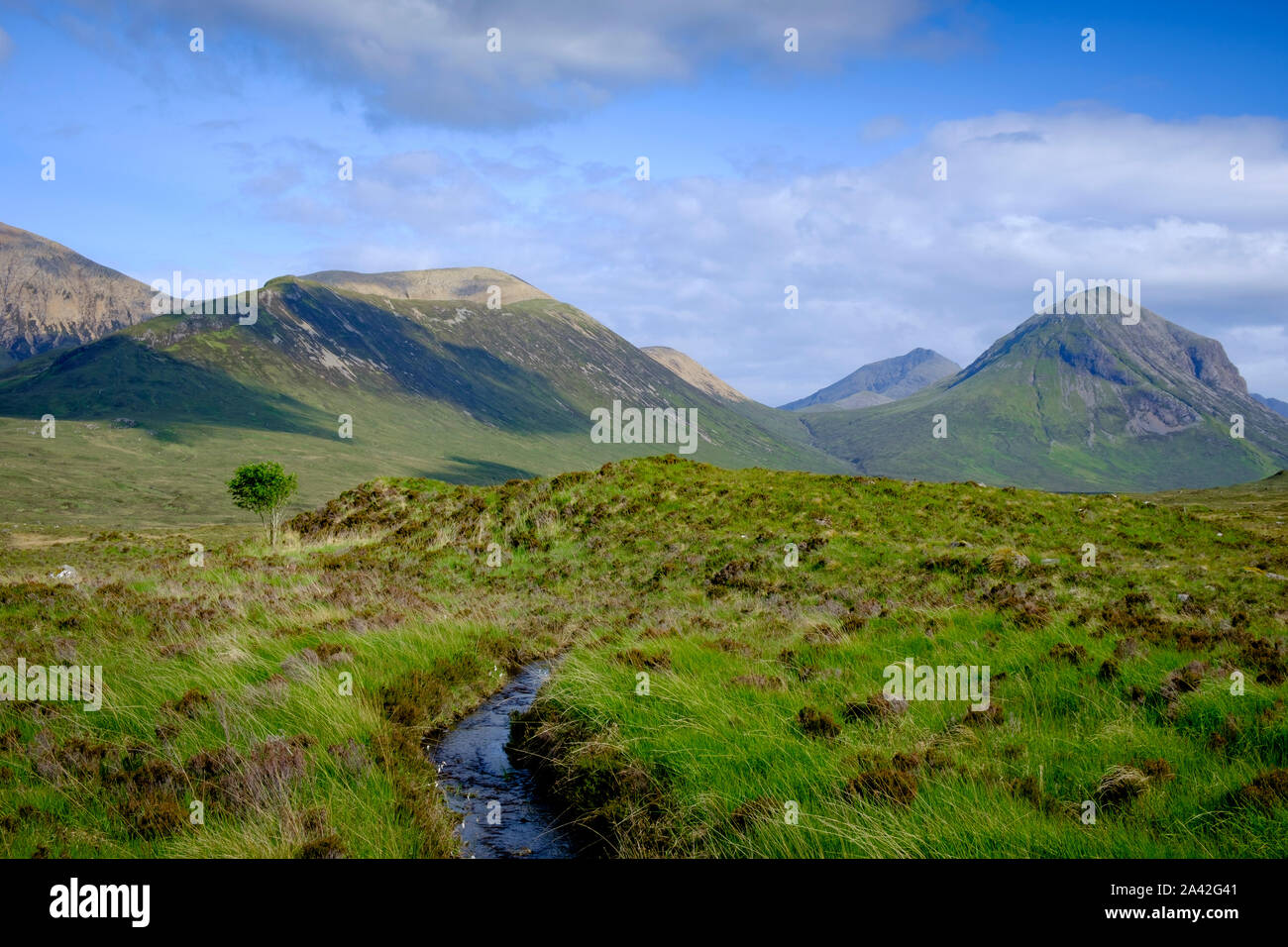 Sligachan Isle of Skye Highlands Ross und Cromarty Schottland Stockfoto