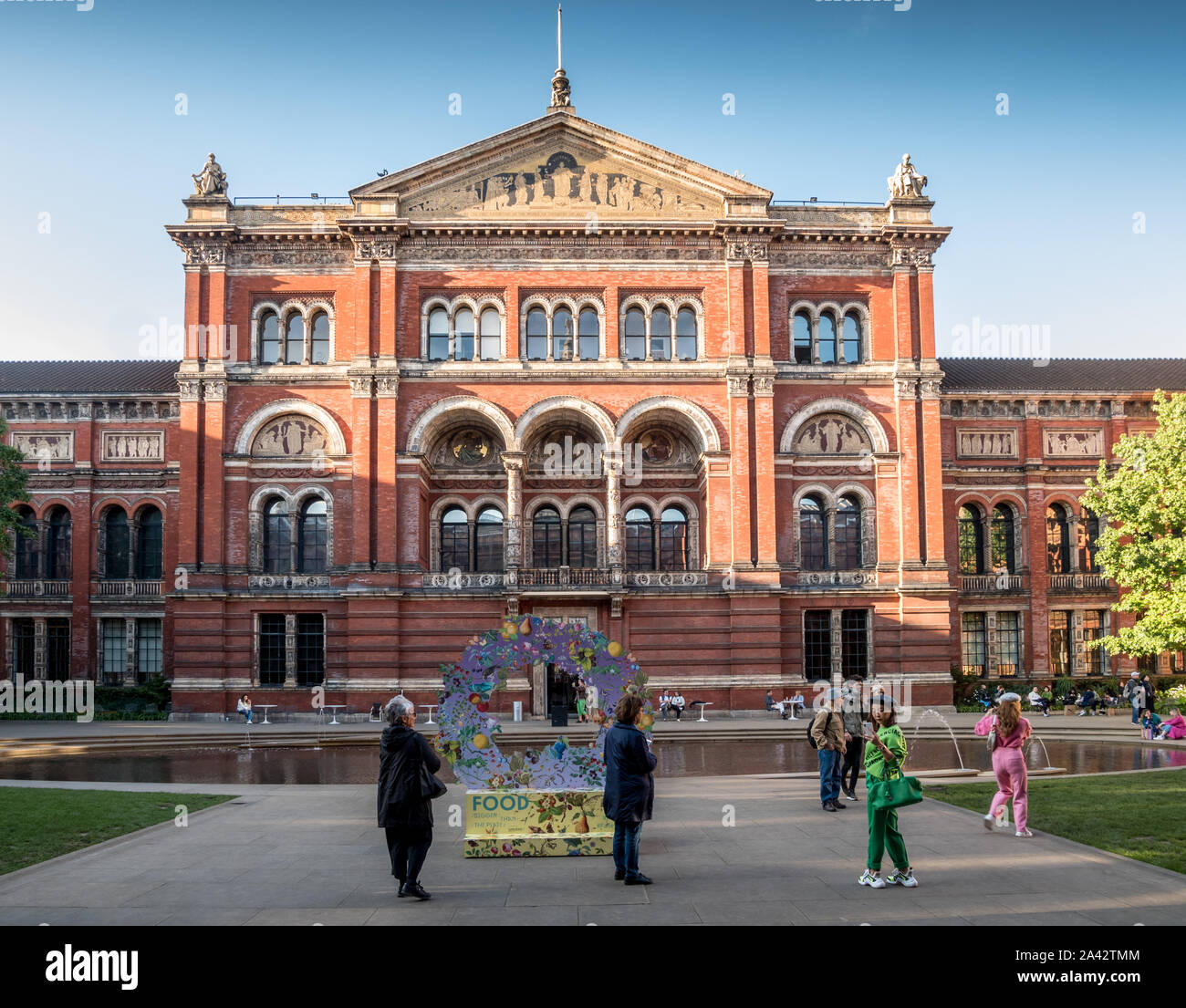Victoria und Albert (V&A) Museum - Hörsaal Block, London, UK Stockfoto