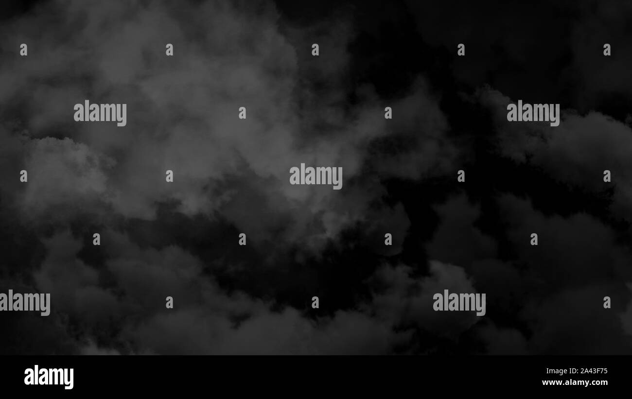 Atmosphärische Spooky Halloween Rauch seamless loop. Abstrakte Dunst Nebel Hintergrund Stockfoto