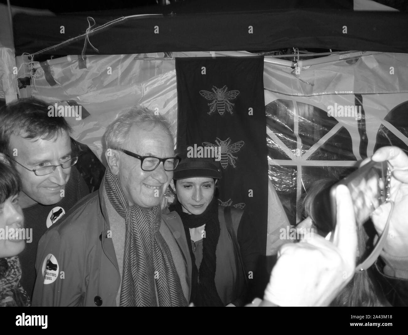 Aussterben Rebellion gegen den Klimawandel Protest in Trafalgar Square 10 Oktober 2019 - Tag 5. Stockfoto