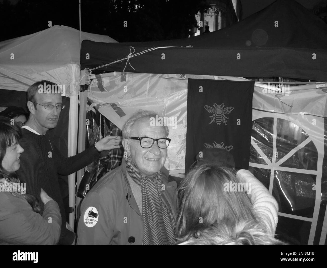 Aussterben Rebellion gegen den Klimawandel Protest in Trafalgar Square 10 Oktober 2019 - Tag 5. Stockfoto