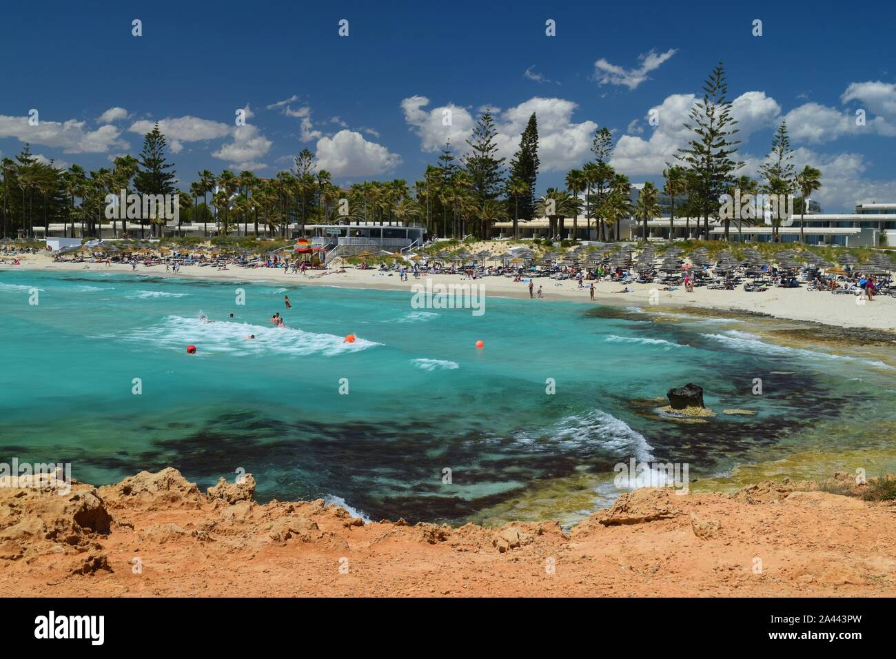 Ayia napa, Zypern, Nissi Beach, Agia Napa Stockfoto