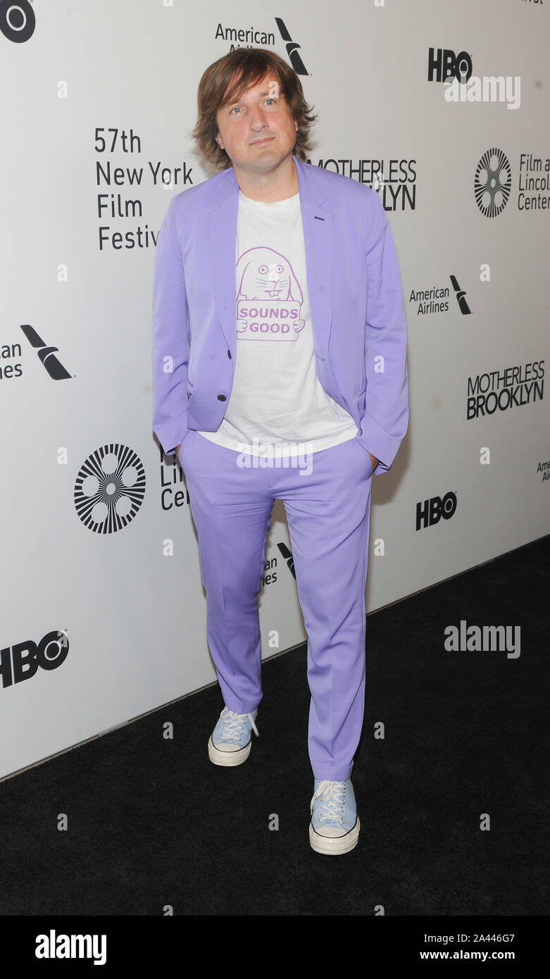 New York, New York, USA. 11 Okt, 2019. Daniel Pemberton besucht die Closing Night des New York Film Festival 57 am 11. Oktober 2019 in der Alice Tully Hall in New York City. Quelle: John Palmer/Medien Punch/Alamy leben Nachrichten Stockfoto