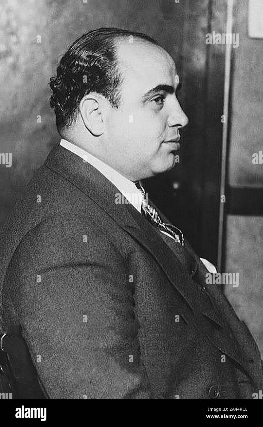 AL CAPONE - US-gangster (1899-1947) Stockfoto