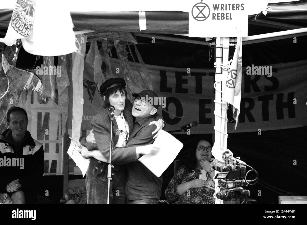 Aussterben Rebellion gegen den Klimawandel Protest in Trafalgar Square 10 Oktober 2019 - Tag 5. Stockfoto