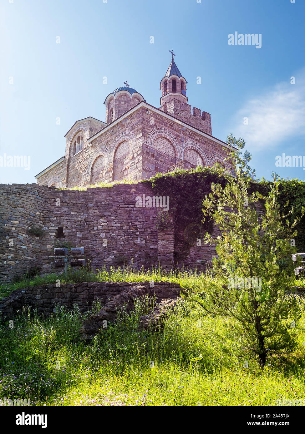 Veliko Tarnovo Schloss Kathedrale (Bulgarien) Stockfoto