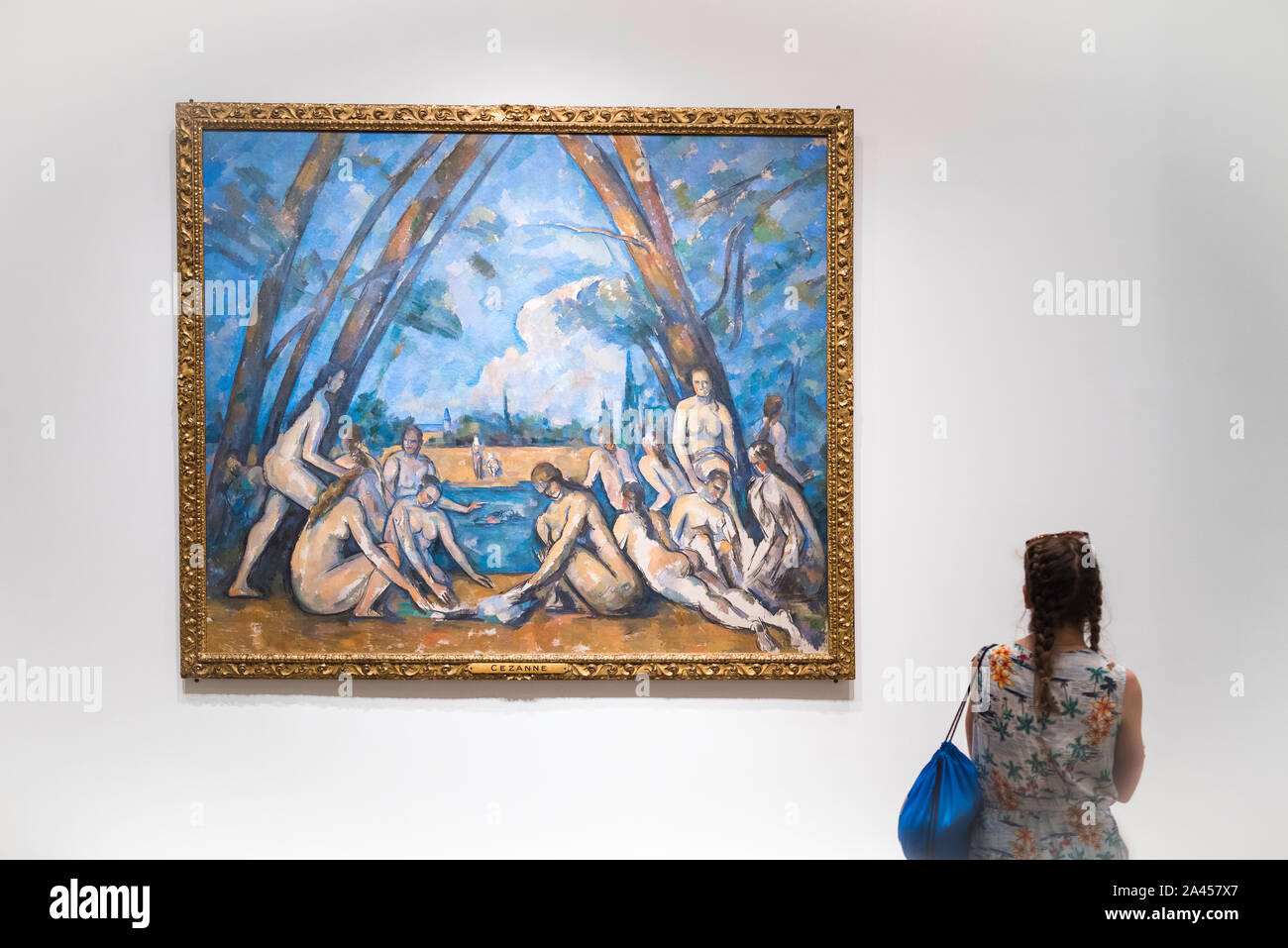 Paul Cezanne Die Großen Badenden Philadelphia museum of art cezanne -Fotos und -Bildmaterial in hoher