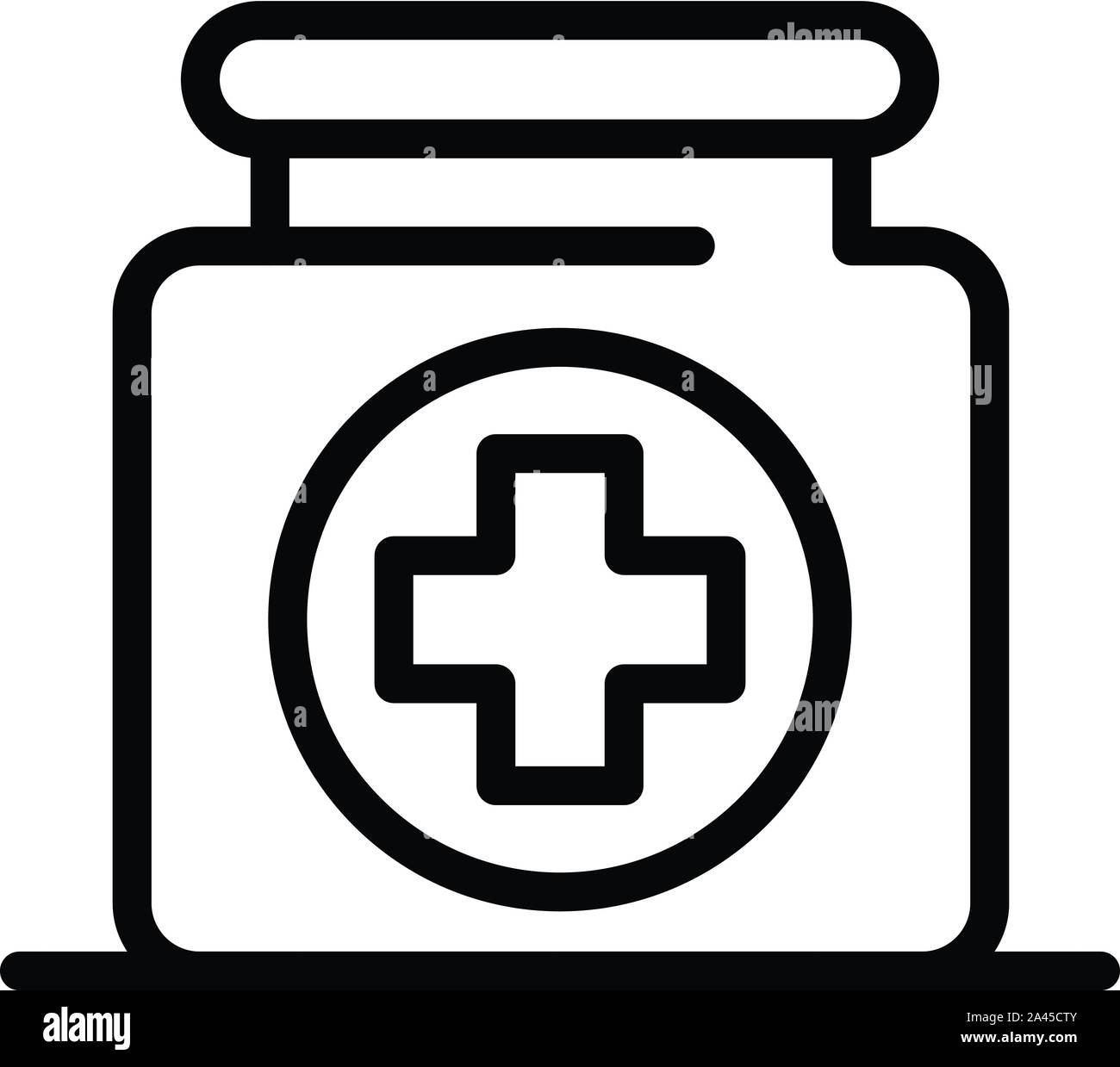 Medizinische Flasche Symbol, outline Style Stock Vektor Medizinische Flasche Symbol, outline Style Stock Vektor