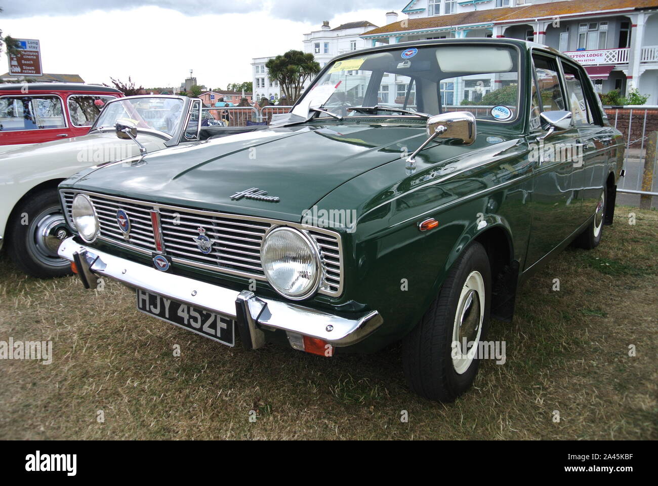1968 Hillman Minx estate bis auf Anzeige an der Englischen Riviera Classic Car Show, Torquay, Devon, England, UK geparkt. Stockfoto