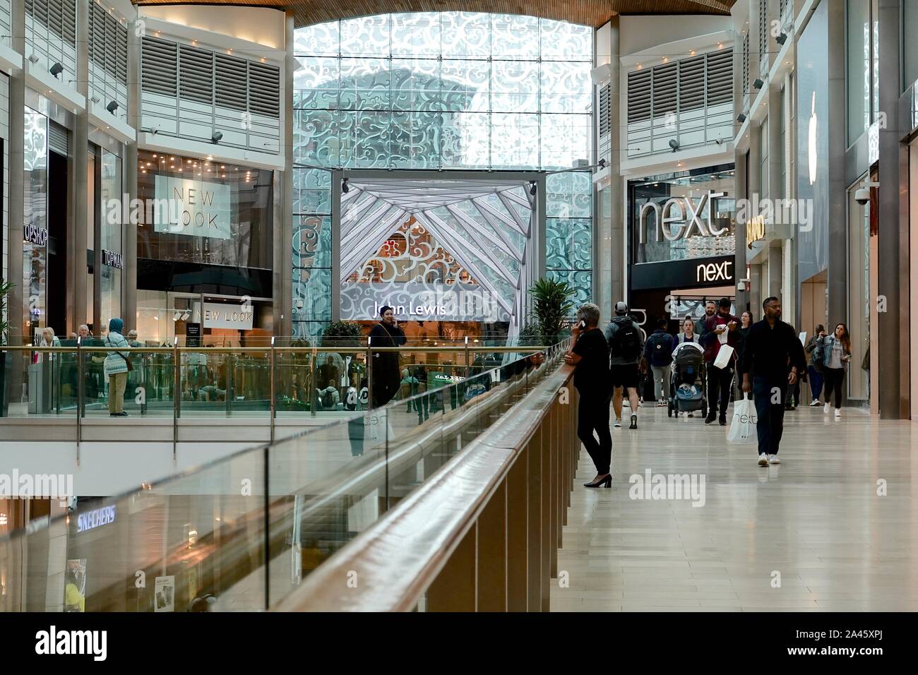 Hightown Einkaufszentrum in Leicester Stockfoto