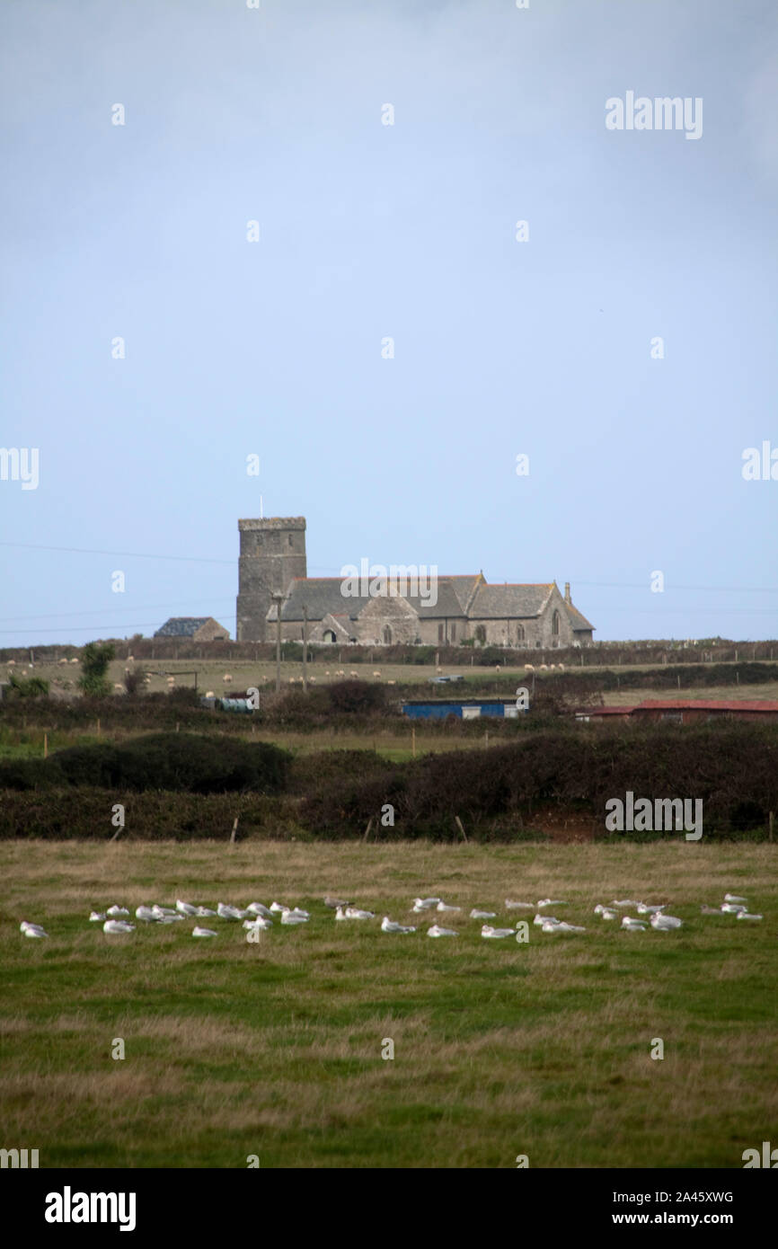 St. Materiana Pfarrkirche Tintagel Stockfoto