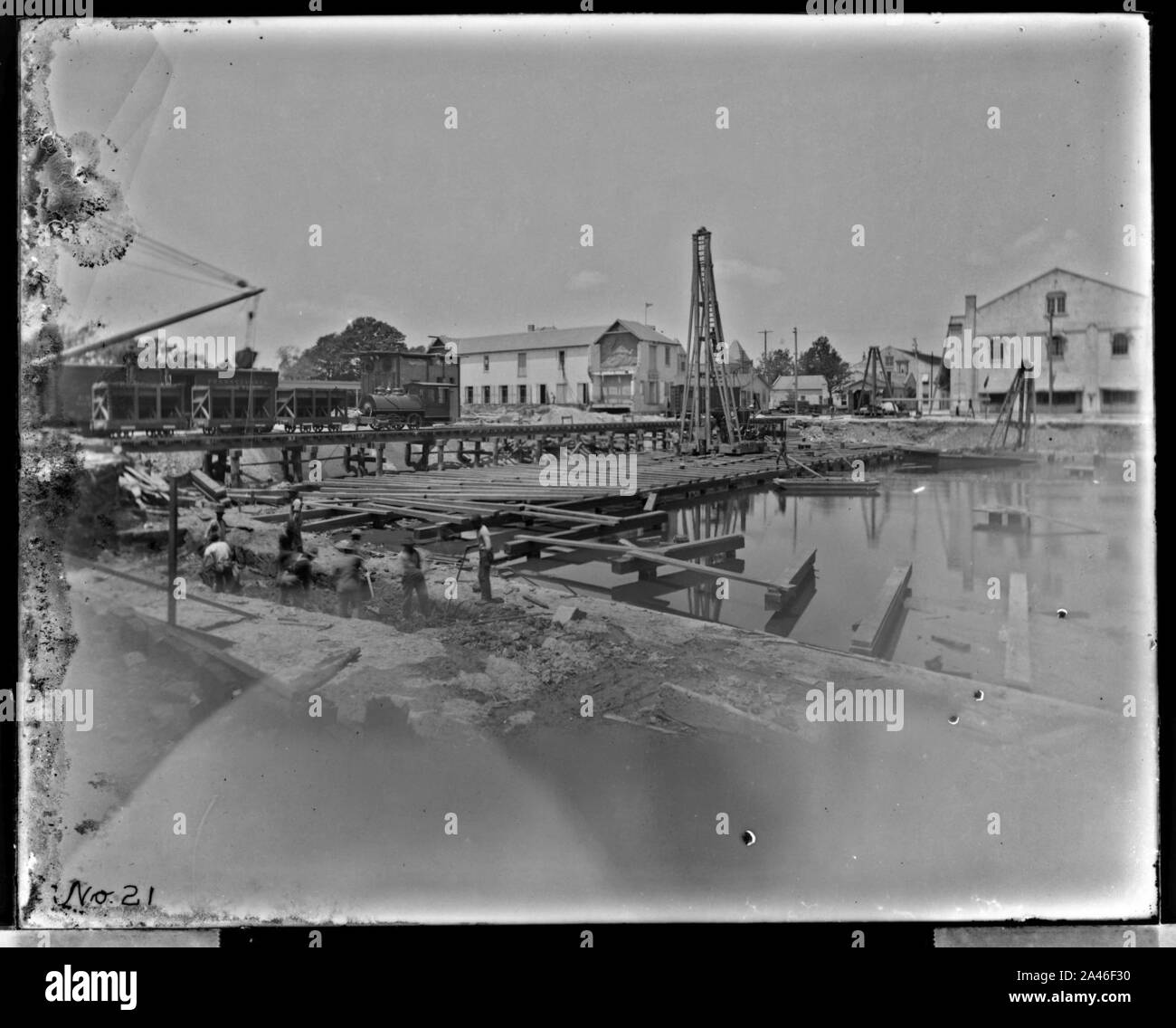 Herrichtung Becken 181-V--0021. Stockfoto