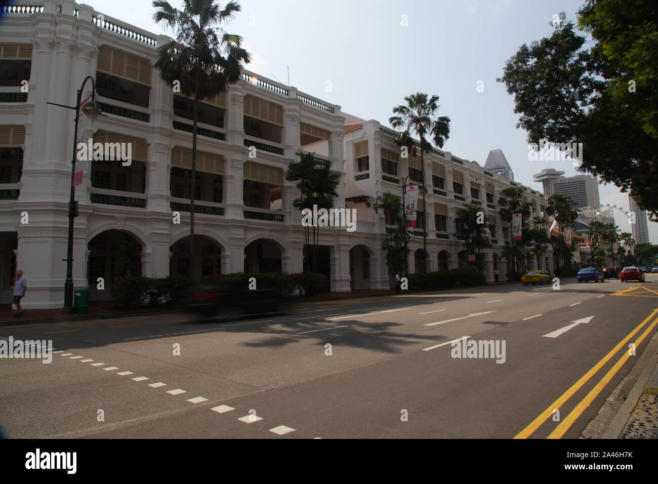 Raffles Hotel singapore Stockfoto