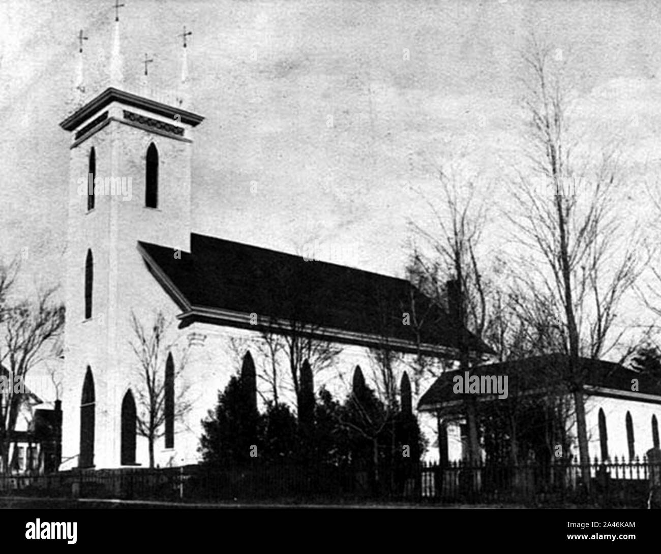 First Baptist Church 1909 Hillsborough. Stockfoto