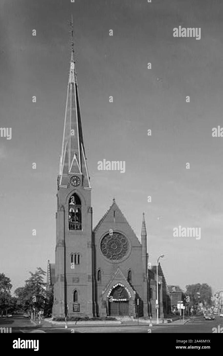 First Baptist Church 5 Magazine Street Cambridge (Middlesex County Massachusetts). Stockfoto