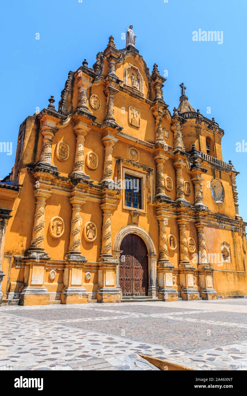 Leon, Corinto, Nicaragua. Kirche von La Recolección. Stockfoto