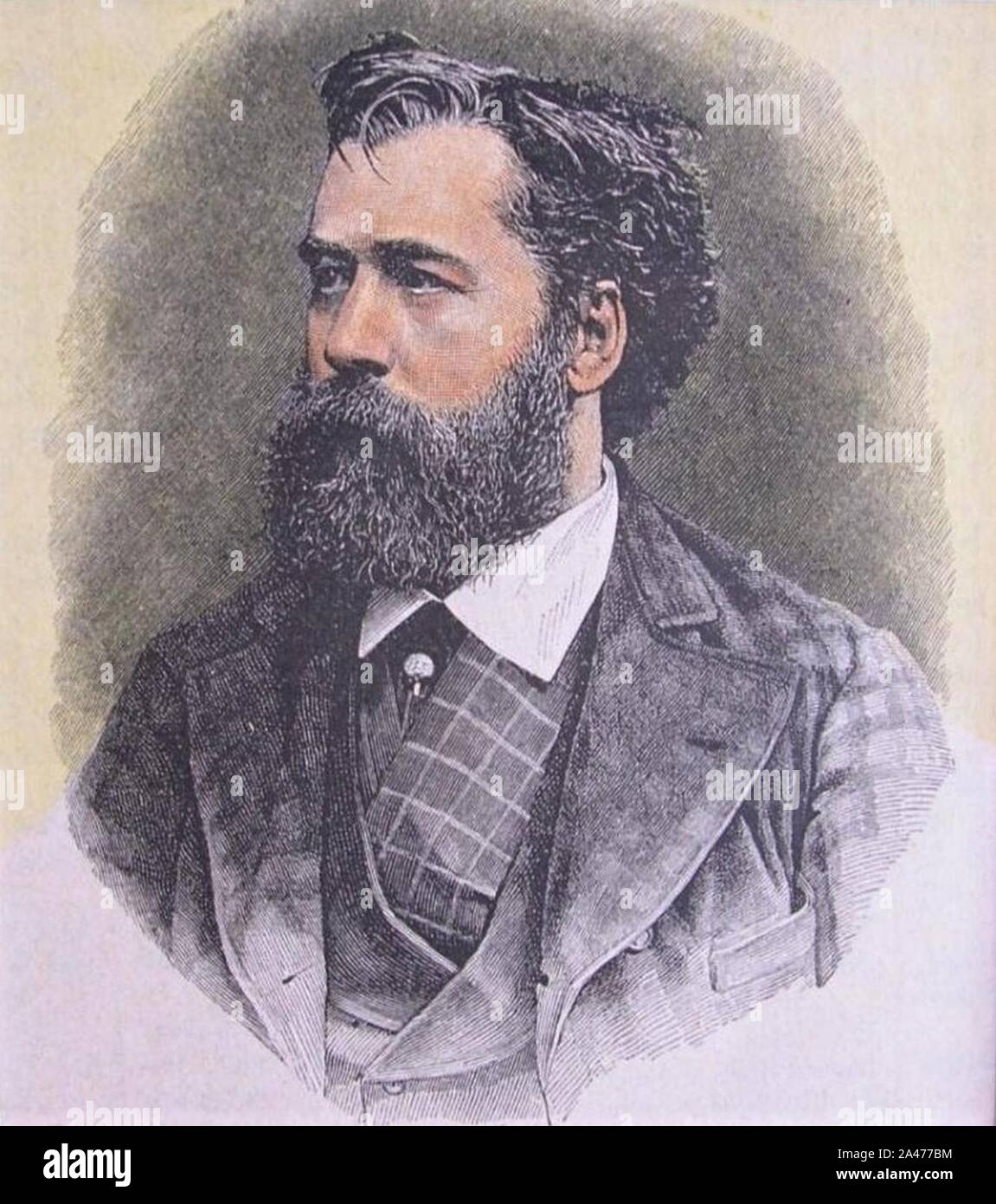 Ferdinand Knab 1883. Stockfoto