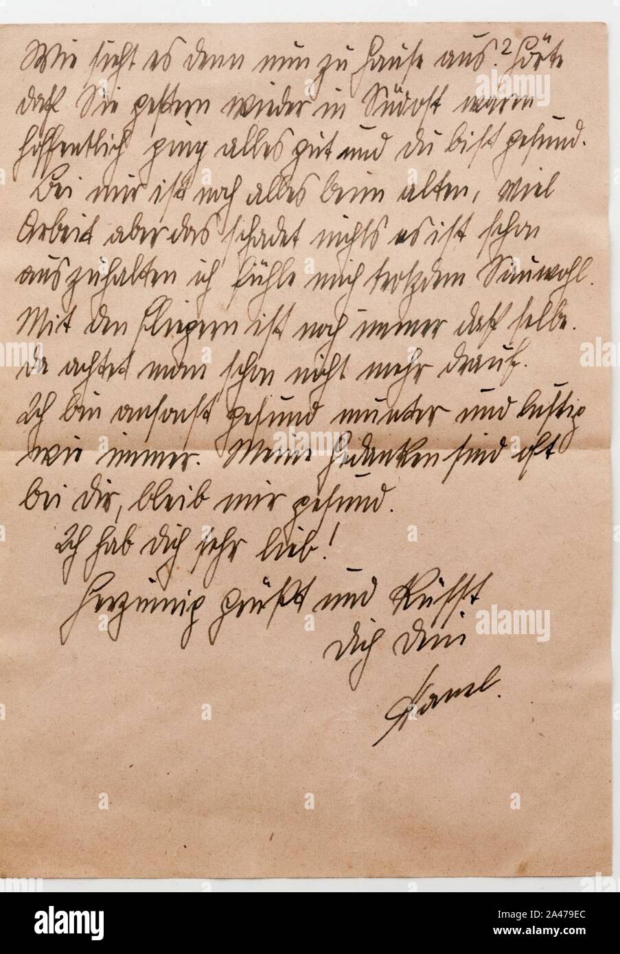 Germania-aufdruck Hans 1944-12-04 5. Stockfoto