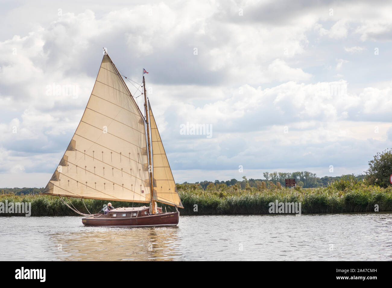Norfolk Broads, England, Großbritannien Stockfoto