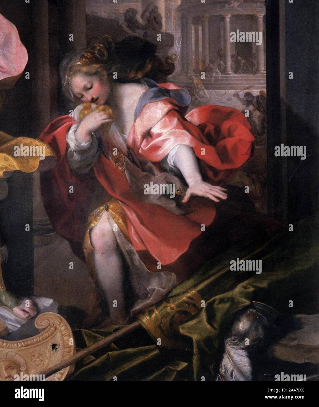 Federico Barocci - Aeneas "Flucht aus Troja (Detail) Stockfoto