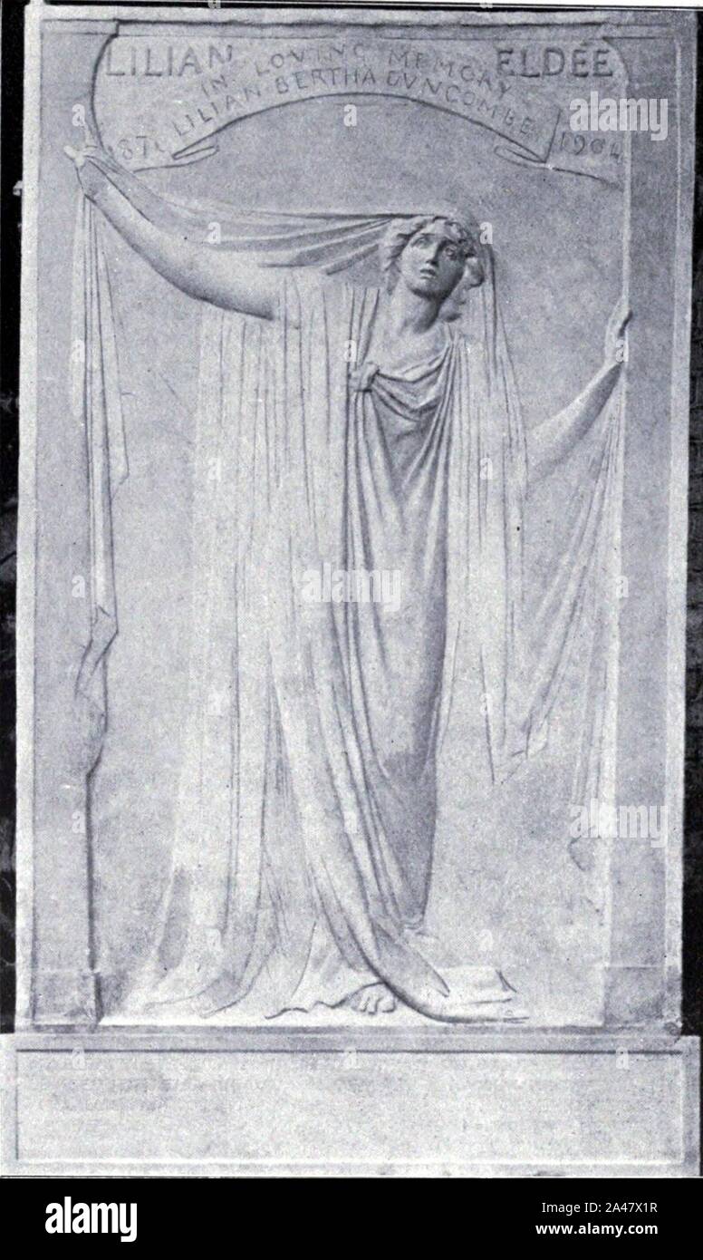 Feodora Gleichen - Denkmal an Frau Duncombe. Stockfoto