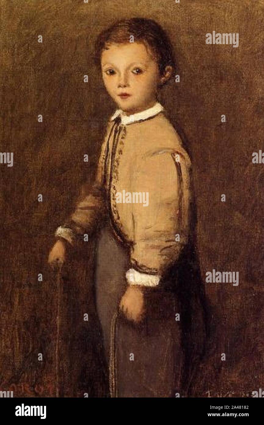 Fernand - Corot-der-Maler-grand-Neffe. Stockfoto
