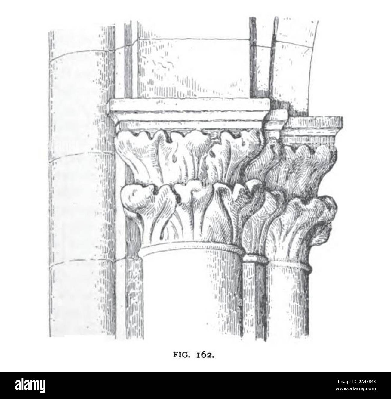 Bild 162 - Hauptstadt des Kirchenschiffs, Sta. Maria Novella. Stockfoto