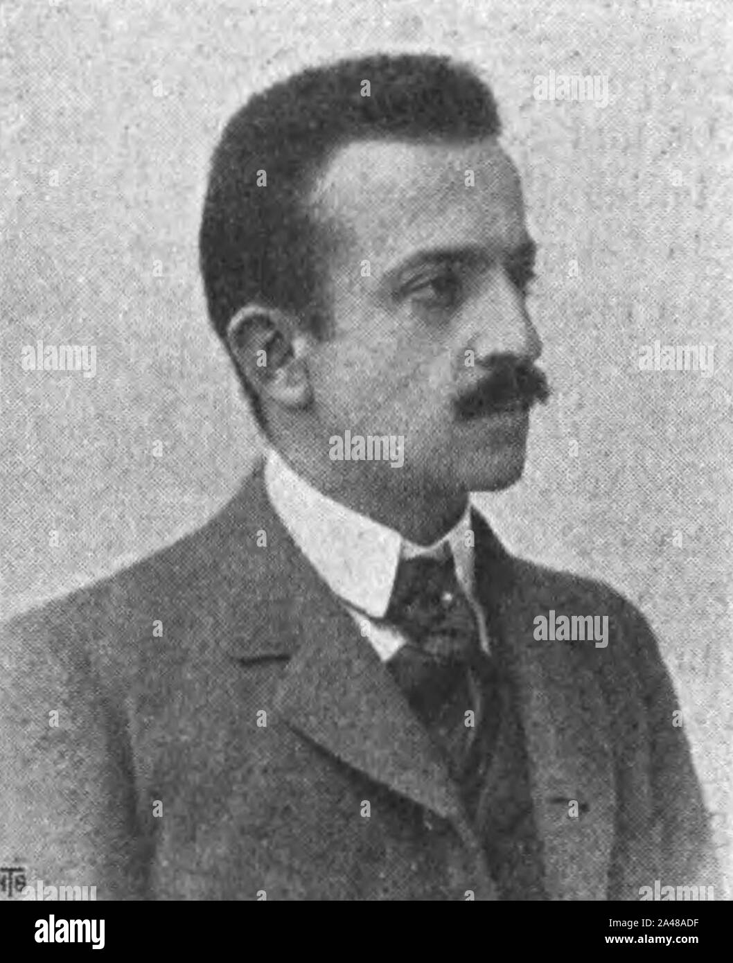 Filippo De Filippi 1900. Stockfoto