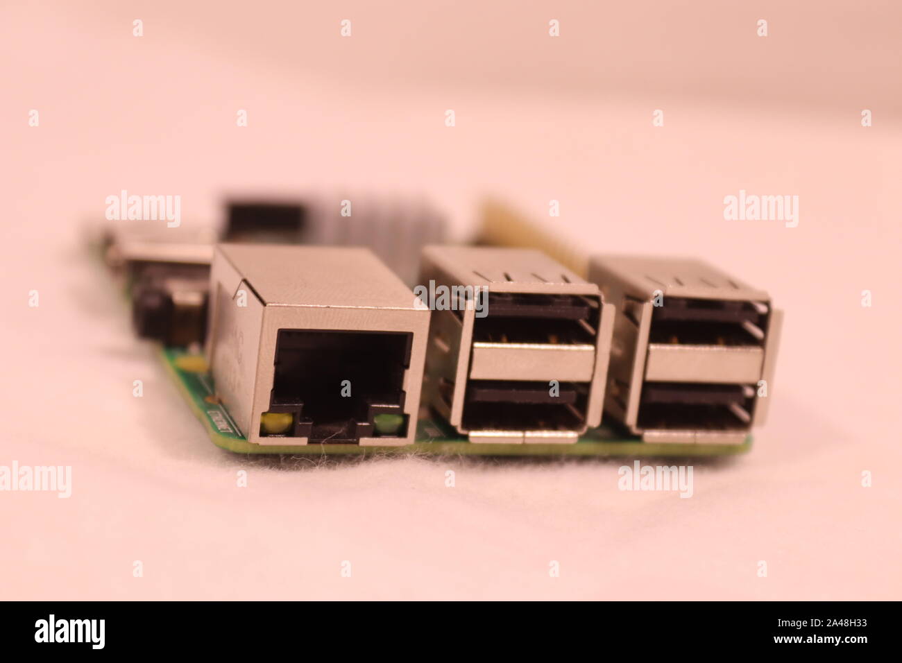 Eine Rasperberry Pi3 B+ Stockfoto