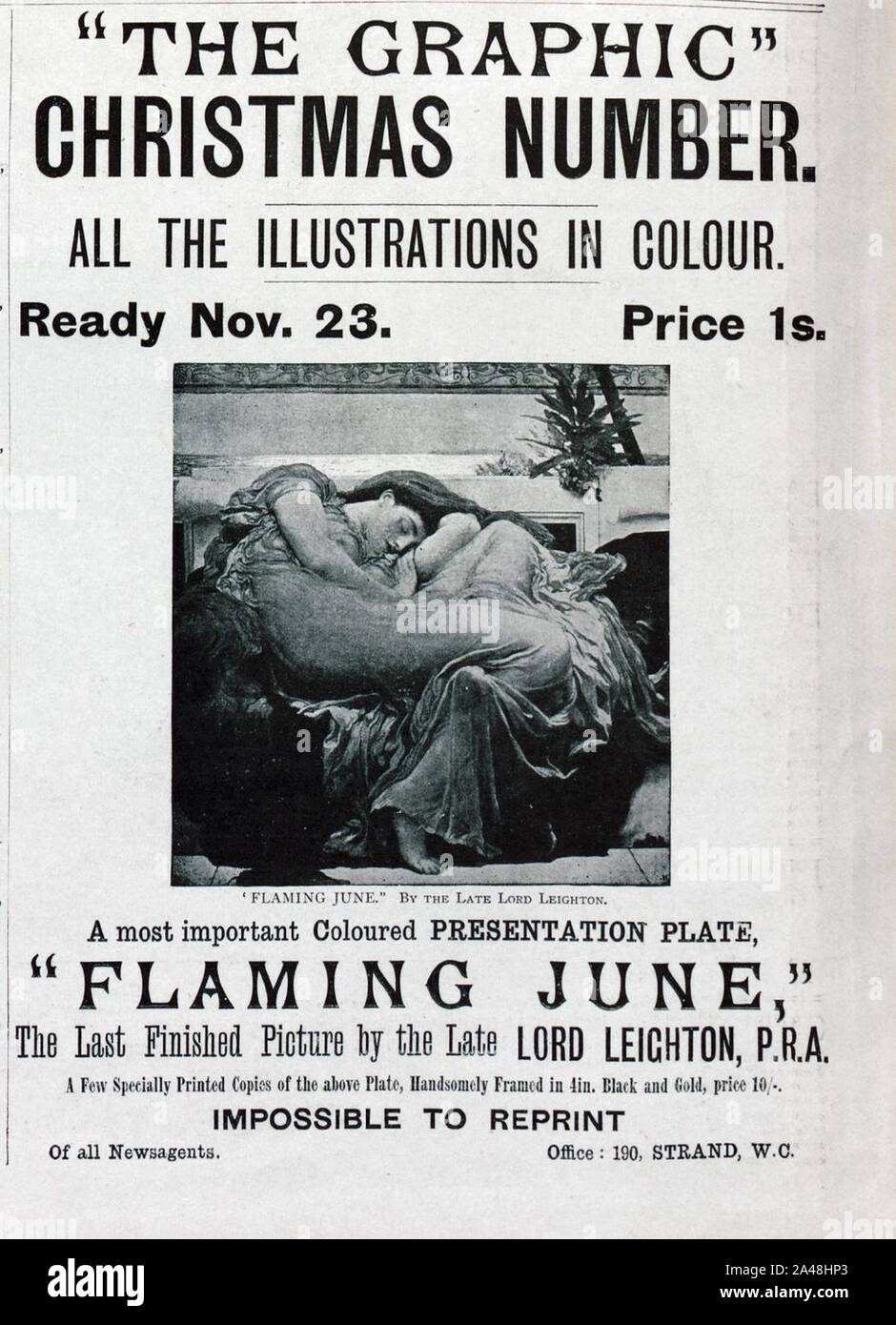 Flaming Juni - 1896. Stockfoto