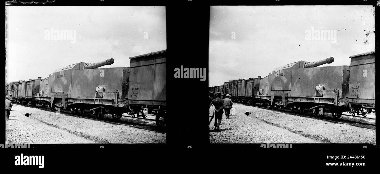 Fleury sur Aire. Zug Camion-Fonds Berthelé - 49 Fi 704. Stockfoto