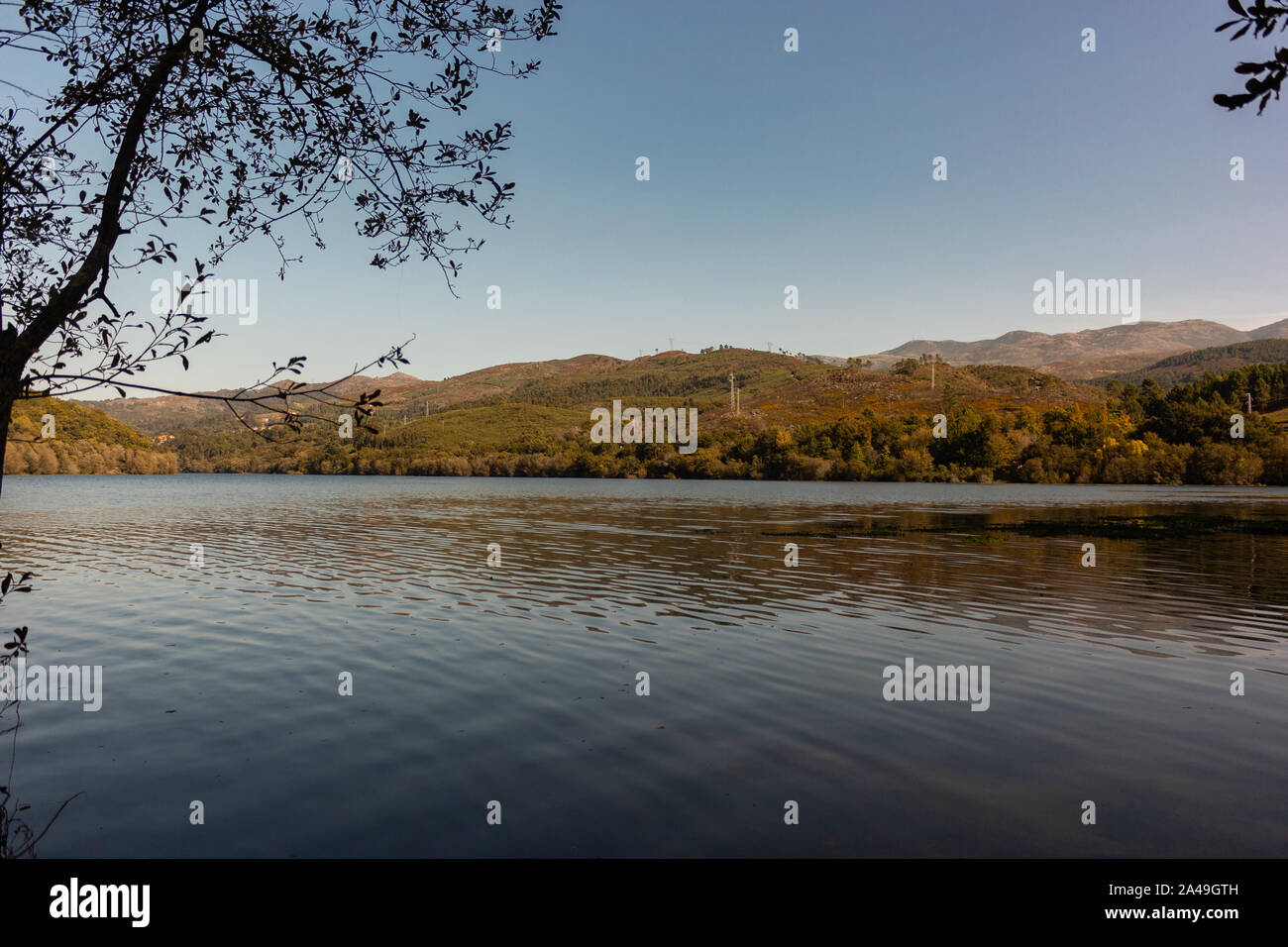 Ruhigen Fischerort Stockfoto