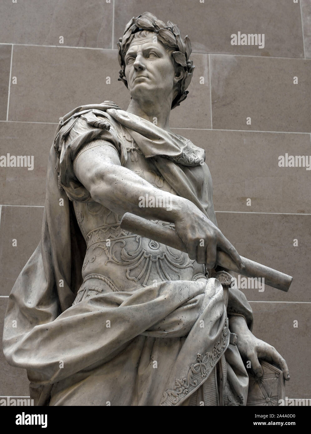 Gaius Julius Caesar 100 - 44 v. Chr. römische Kaiser allgemeine Staatsmann (Roman, Italien,) von Nicolas Coustou 1658 - 1733 Barock Frankreich, Stockfoto