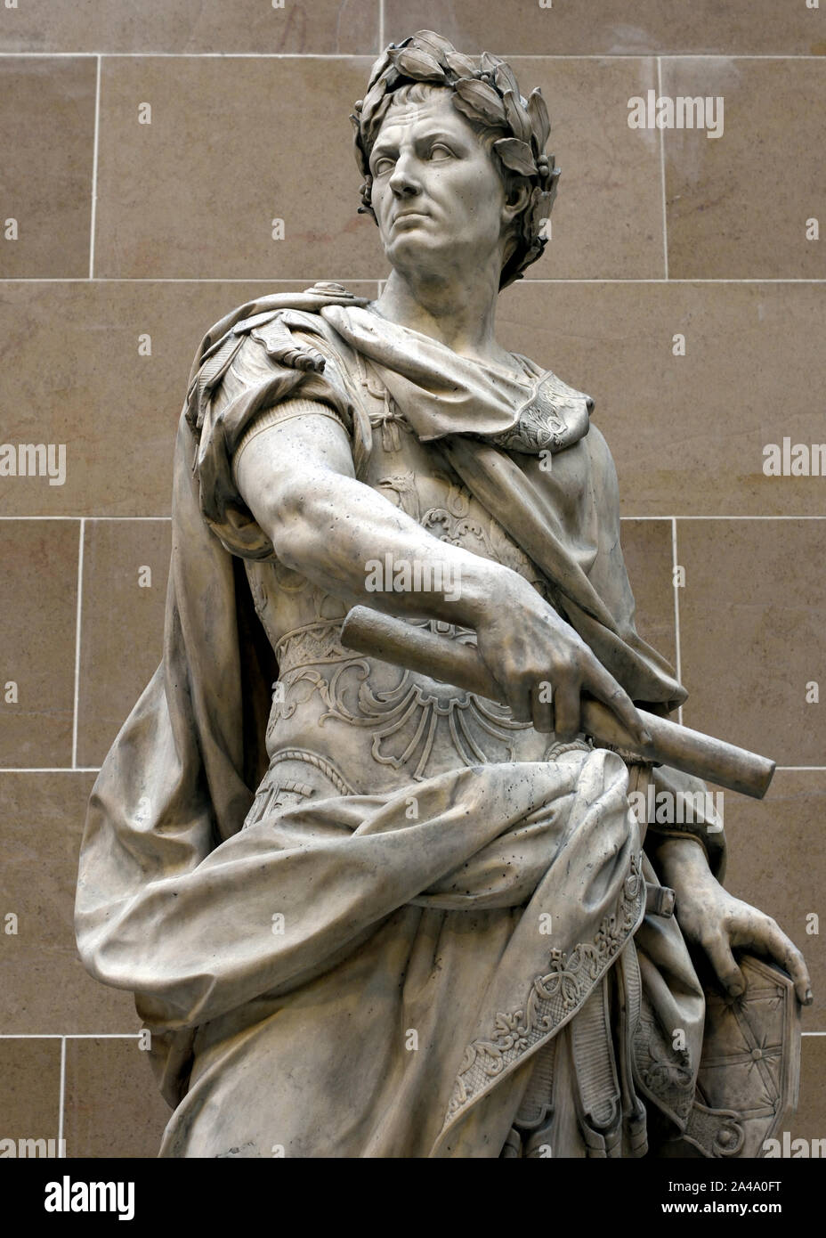 Gaius Julius Caesar 100 - 44 v. Chr. römische Kaiser allgemeine Staatsmann (Roman, Italien,) von Nicolas Coustou 1658 - 1733 Barock Frankreich, Stockfoto
