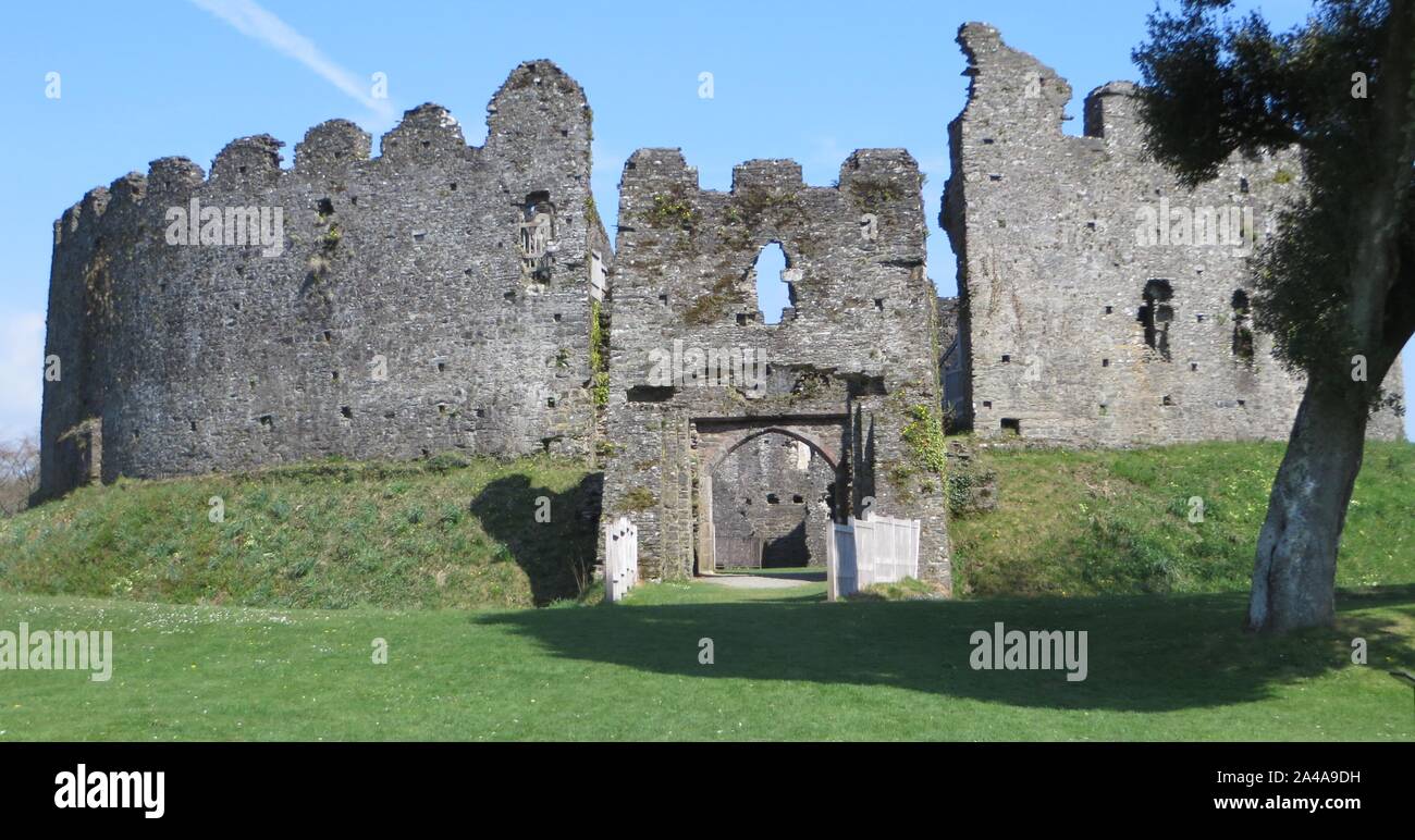 Restormel Castle 190415 Stockfoto
