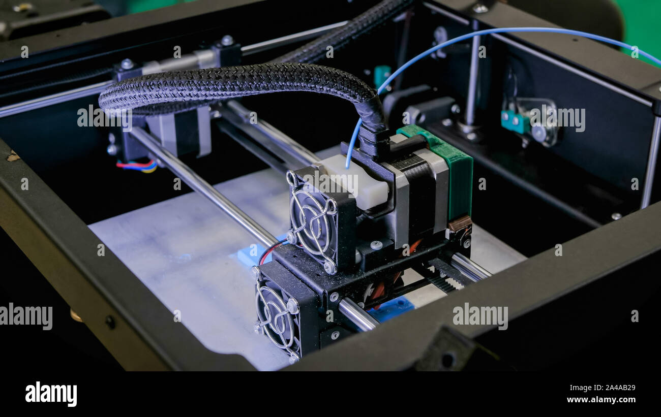 3D-Drucker drucken Kunststoff Modell Stockfoto