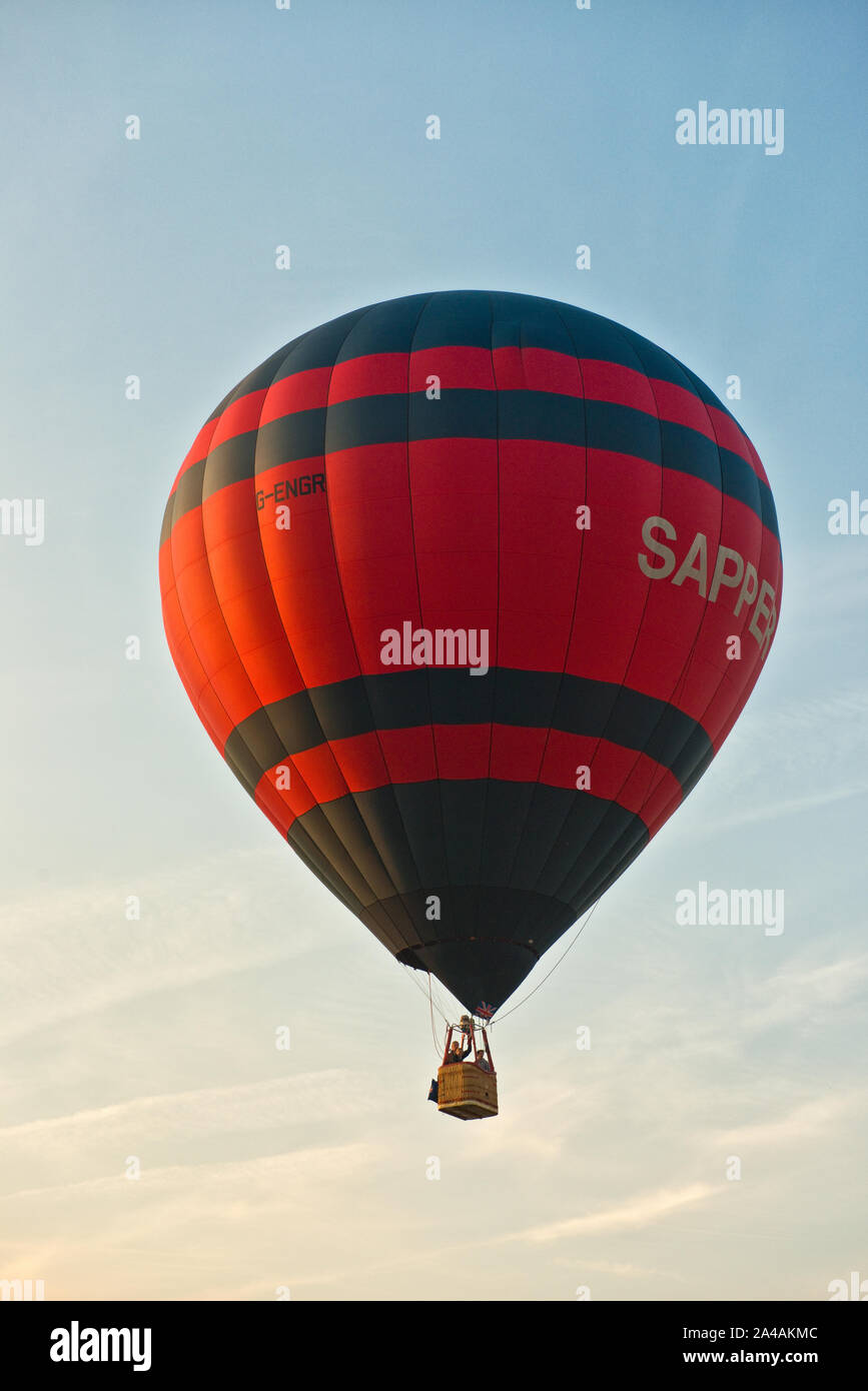 Die apper' Hot Air Balloon. Bristol International Balloon Fiesta, England Stockfoto